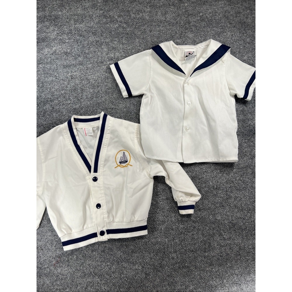 Vintage Toddler Nautical Sailor Set (Size 4T) - Good Lad & Rare Editions